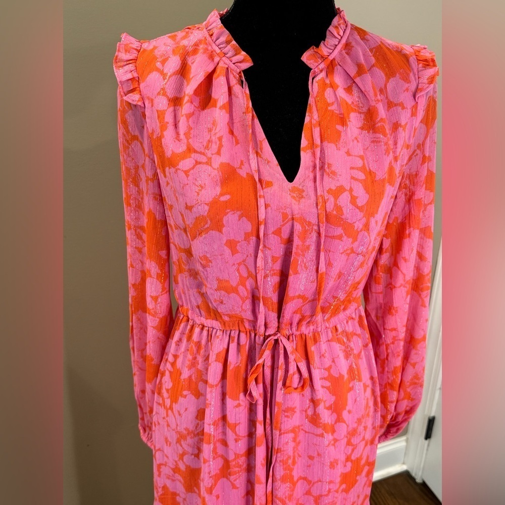 Women’s SUGARLIPS Carolina Reaper Kristen Tiered Midi Dress- Size XS - Picture 6 of 11